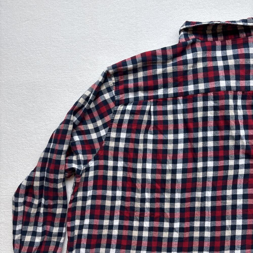 The Foundry Supply Co Men 3XL Long Sleeve Red Plaid Shirt Super Soft 100% Cotton - Picture 13 of 14